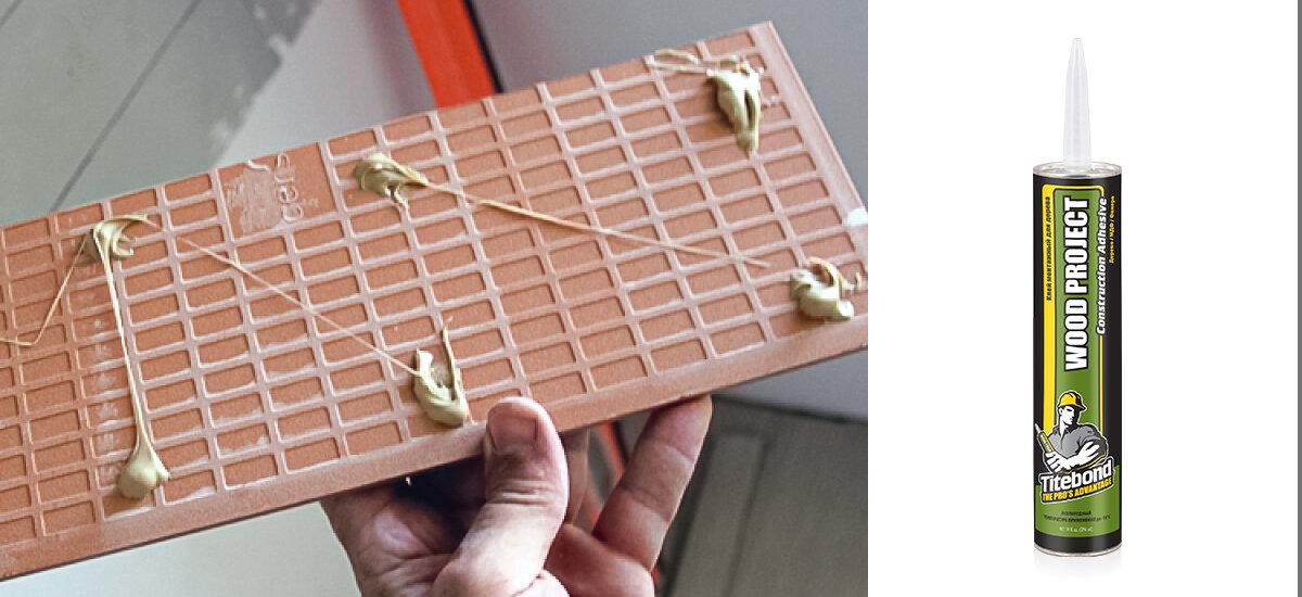 Приклеивание керамической плитки